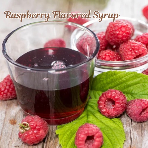 ไซรัปกลิ่นราสเบอร์รี Raspberry Flavored Syrup OEM สำหรับเครื่องดื่ม