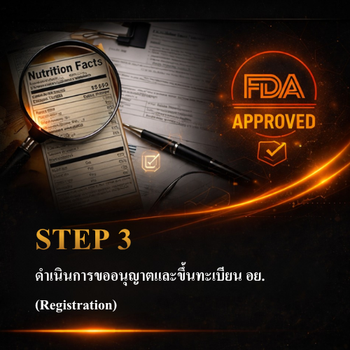 ขั้นตอนขอขึ้นทะเบียนผลิตภัณฑ์ เครื่องดื่ม OEM โรงงานผลิตเครื่องดื่ม OEM